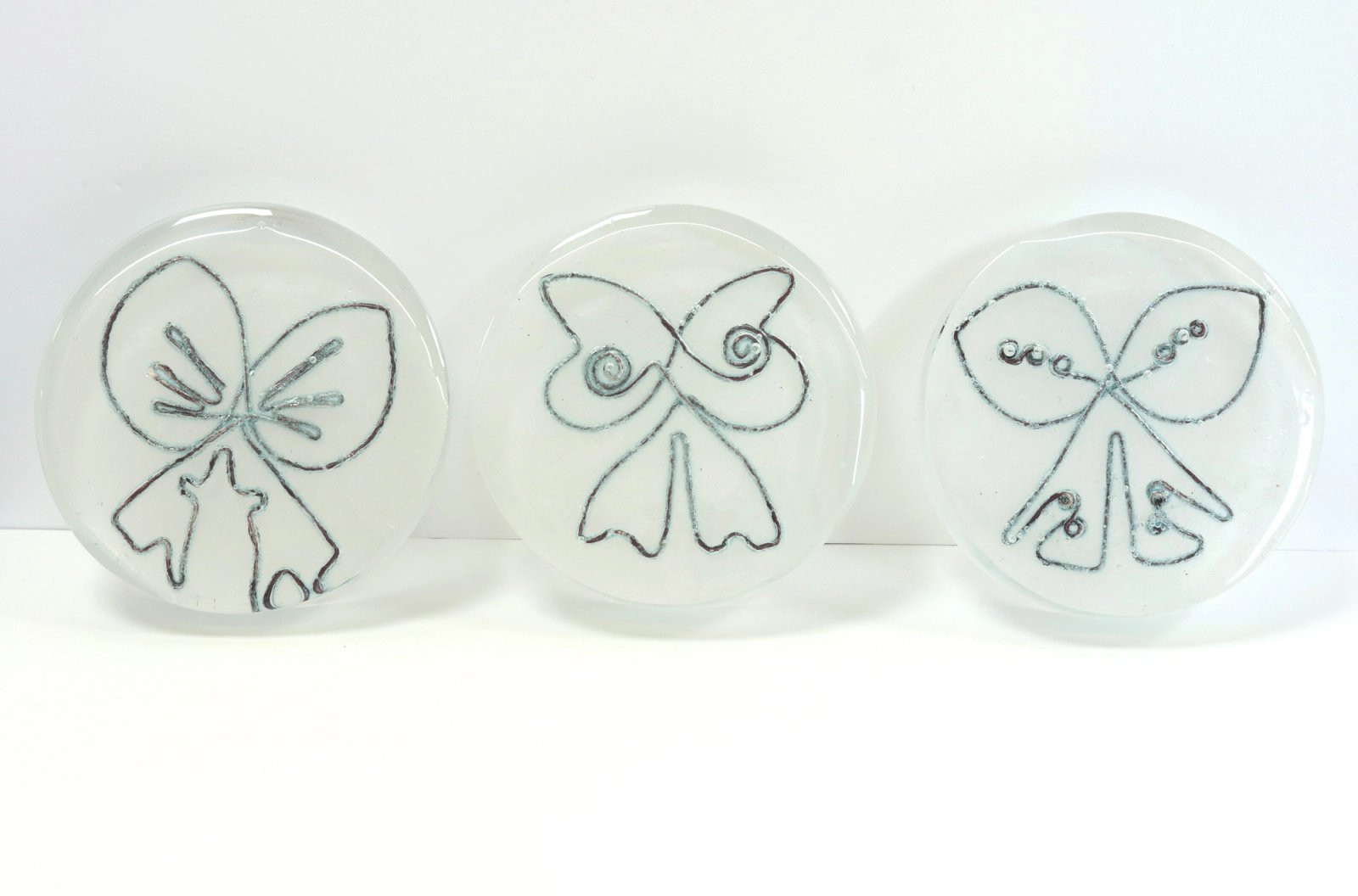 Transformasjon — copper wire cast in glass
